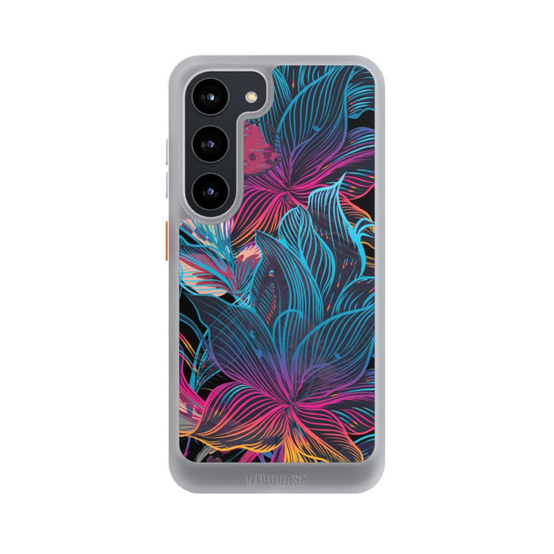 Galaxy S23 NIVOcore Le pouvoir des fleurs néon
