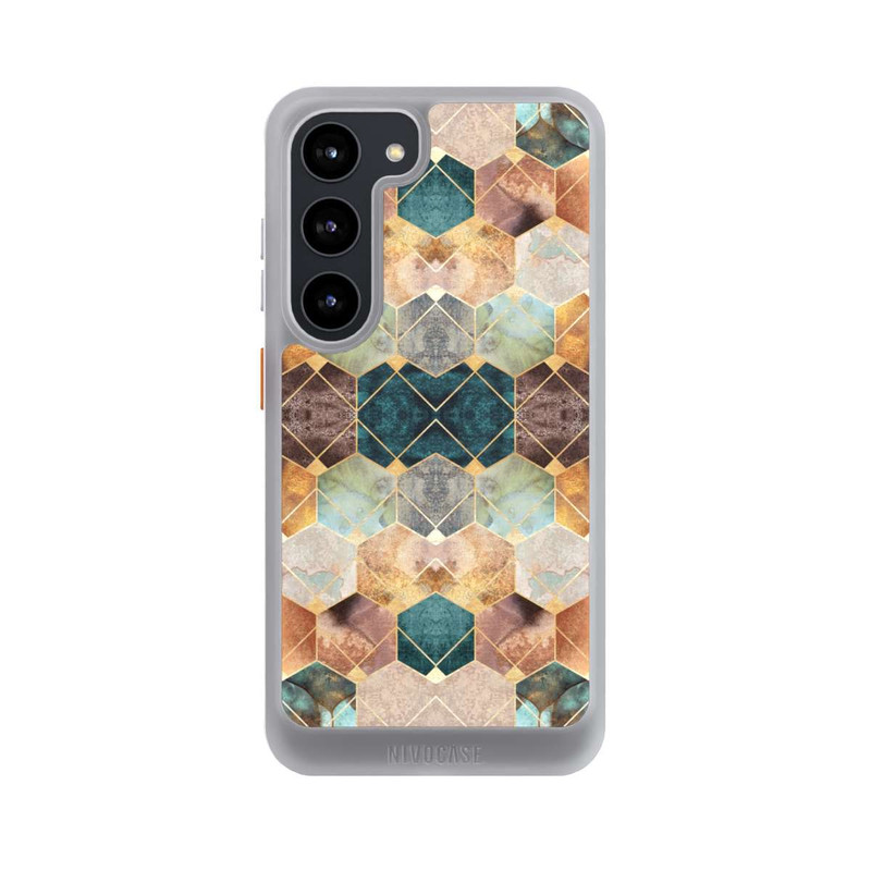 Galaxy S23 NIVOcore Hexagones et diamants naturels