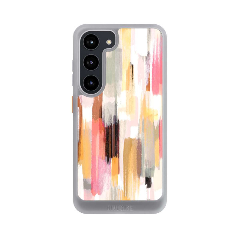 Galaxy S23 NIVOcore Abstrakte Pinselstriche Herbsttöne