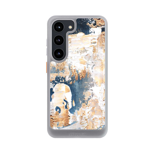 Samsung Galaxy S23 NIVOcore Abstraction Bleu et Or