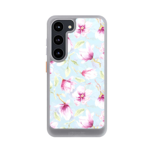 Samsung Galaxy S23 NIVOcore Magnolias sur bleu