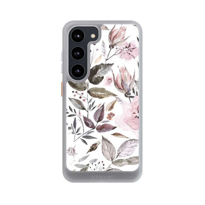 Galaxy S23 NIVOcore Aquarell braune Rosenblüten