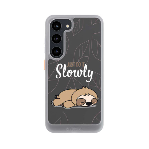Samsung Galaxy S23 NIVOcore Just Do It Slowly Sloth Grey