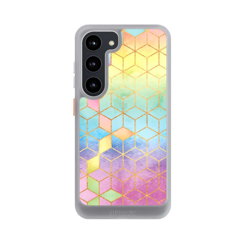 Samsung Galaxy S23 NIVOcore Cubes Arcs-en-ciel
