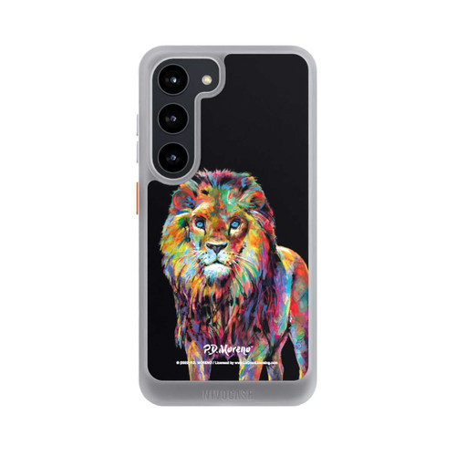 Samsung Galaxy S23 NIVOcore Löwe Bunte Kunst von P.D. Moreno