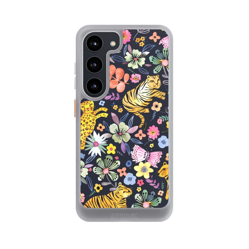 Galaxy S23 NIVOcore Tigres & Fleurs du Printemps