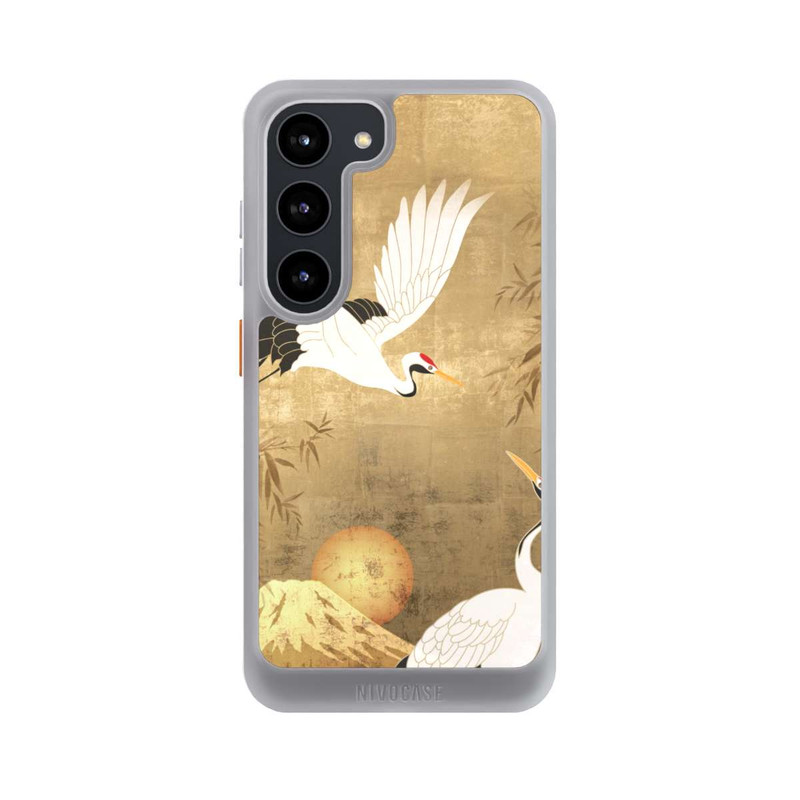 Galaxy S23 NIVOcore Kraniche Gold Japan 1