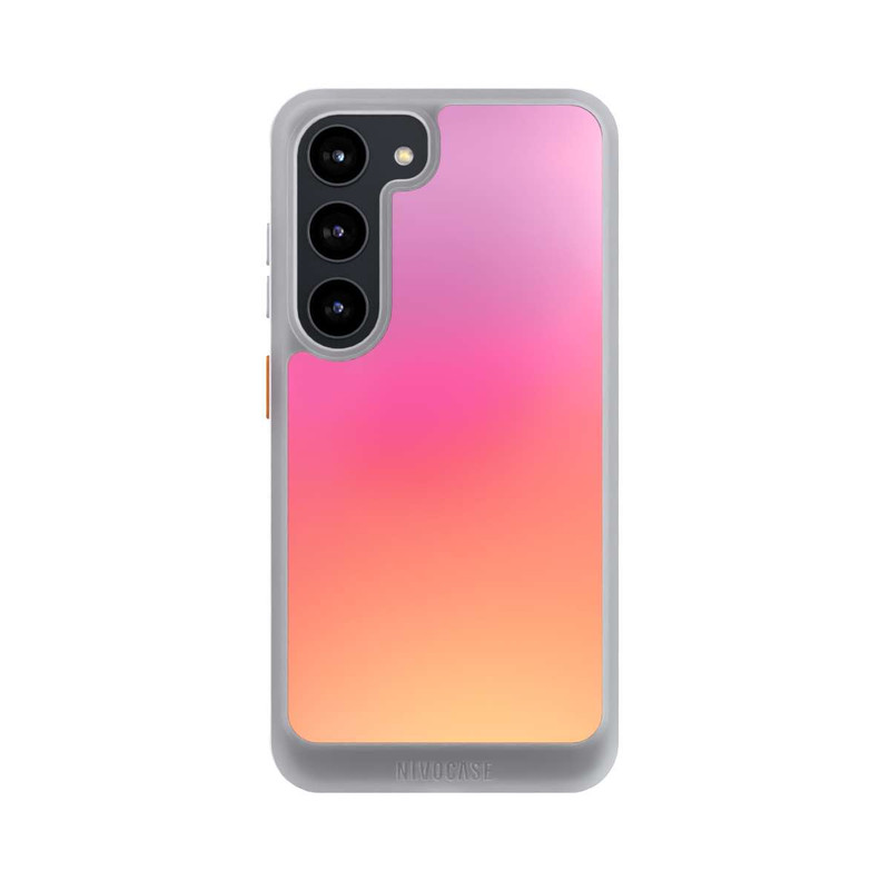 Galaxy S23 NIVOcore Pastell Pink Glitch