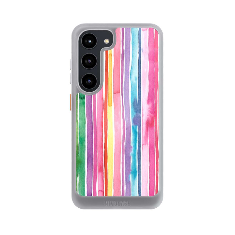 Galaxy S23 NIVOcore Camouflage Rayures arc-en-ciel