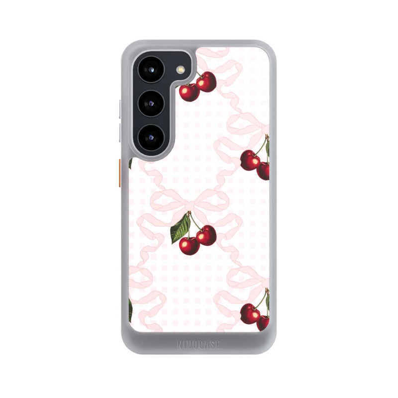 Galaxy S23 NIVOcore Motif cerise rose