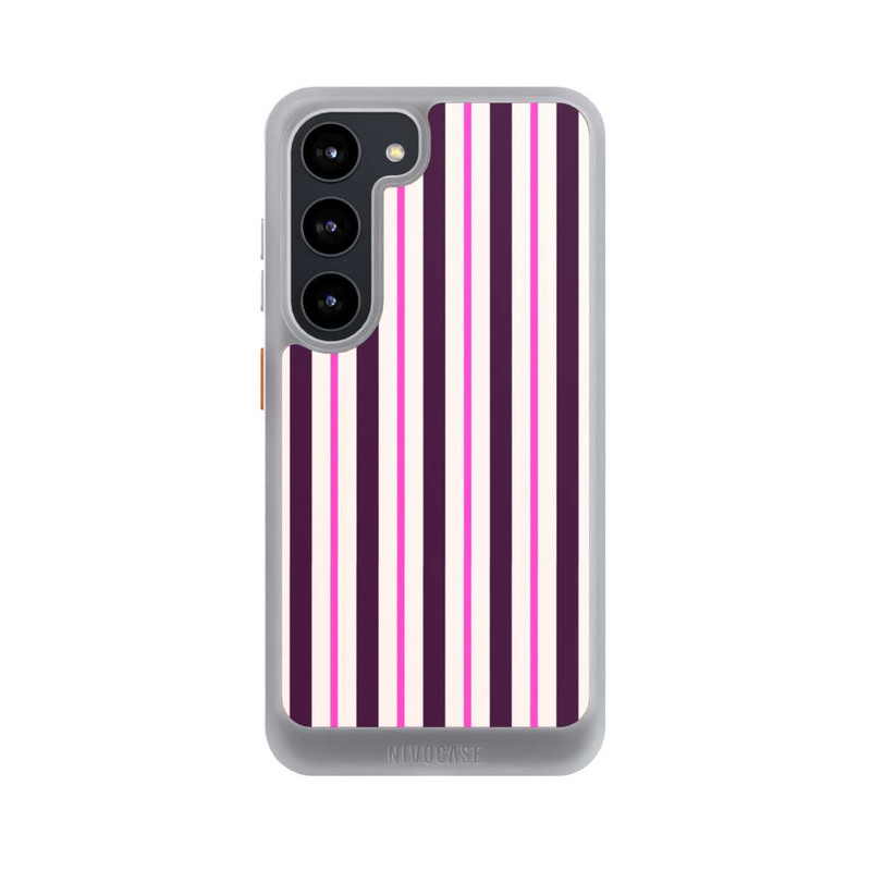 Galaxy S23 NIVOcore Streifen Rot Bordeaux