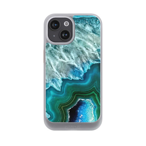 Apple iPhone 15 NIVOcore Kristall Achat Grün