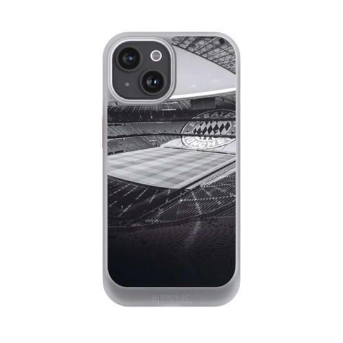 Apple iPhone 15 NIVOcore Stadion FC Bayern - Black White