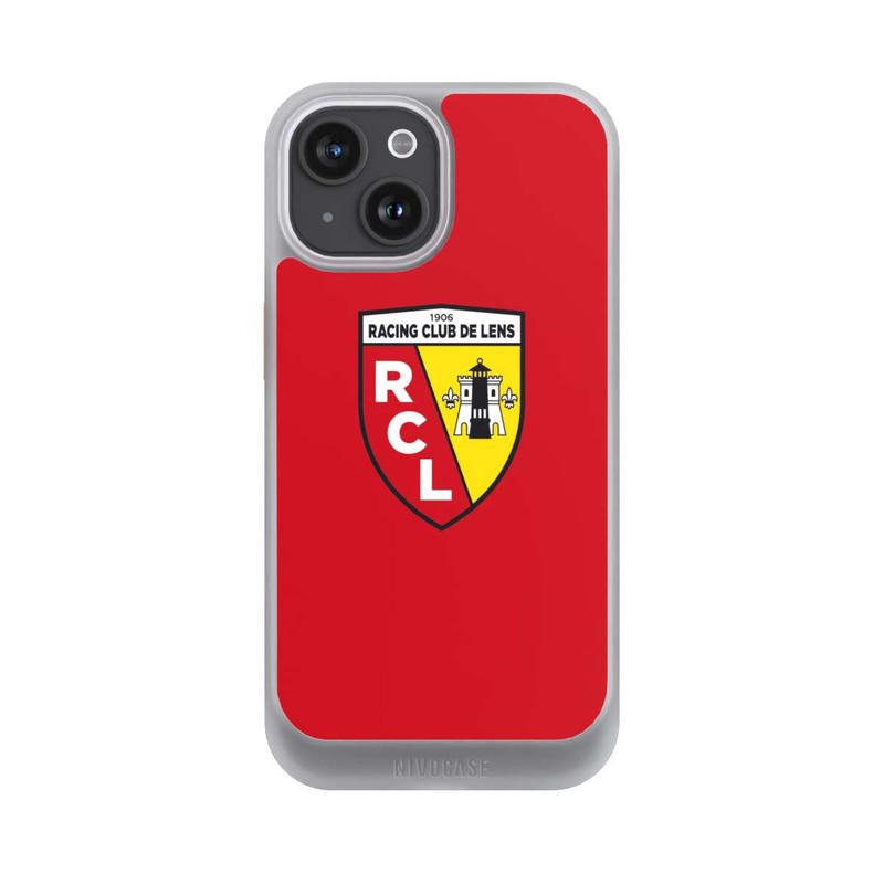 iPhone 15 NIVOcore RC Lens Logo en Rouge