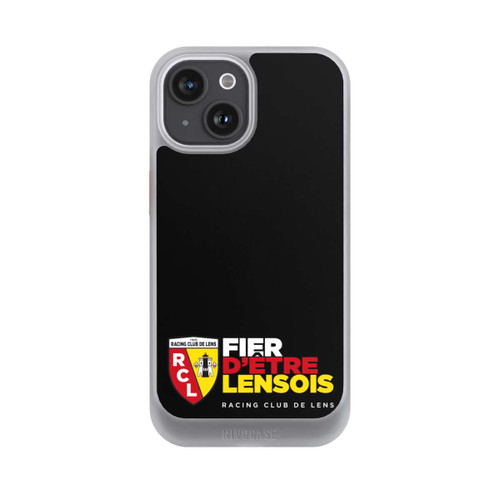 Apple iPhone 15 NIVOcore RC Lens Logo en bas Noir