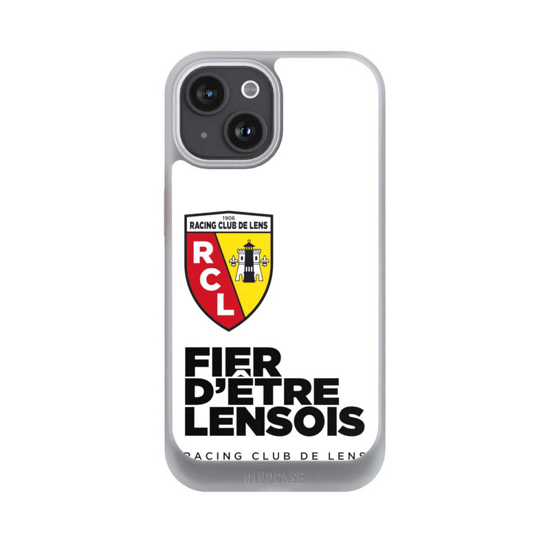 iPhone 15 NIVOcore RC Lens Fier D'être Lensois - Weiß
