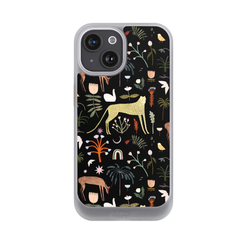 Apple iPhone 15 NIVOcore Wilde Gartenbuchstaben von Léa Le Pivert