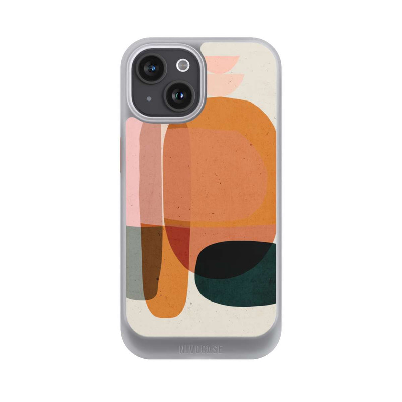 iPhone 15 NIVOcore Abstraktes Blush