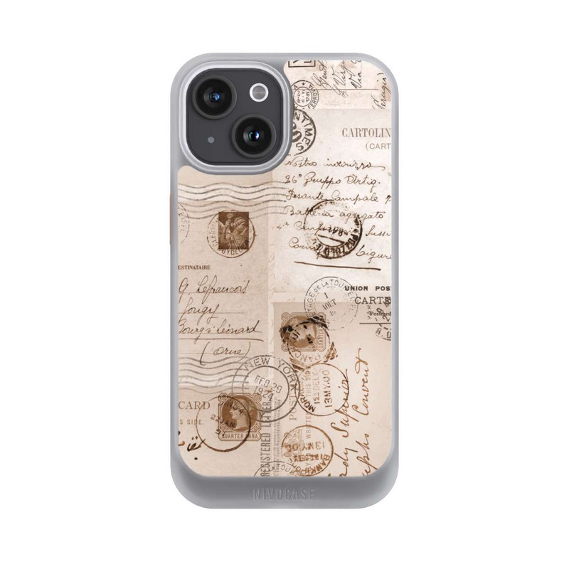 iPhone 15 NIVOcore Vintage Stamps