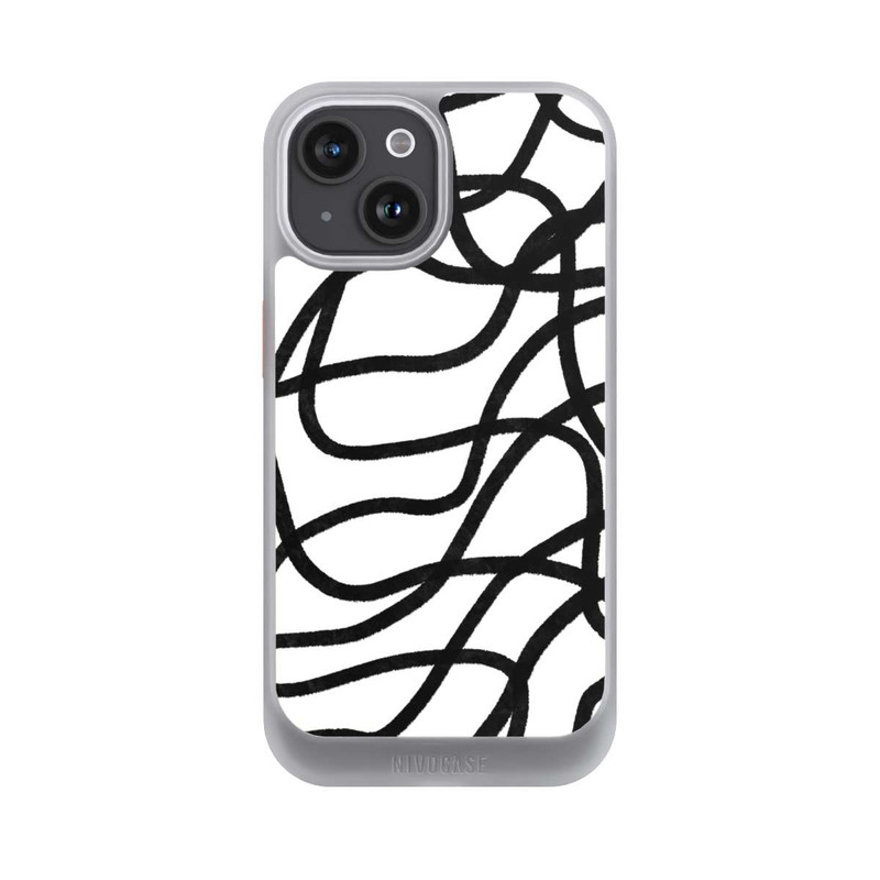 iPhone 15 NIVOcore Schwarze Linien