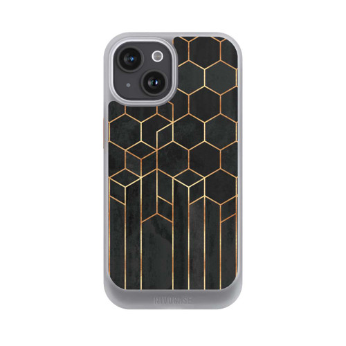 Apple iPhone 15 NIVOcore Schwarze Sechsecke