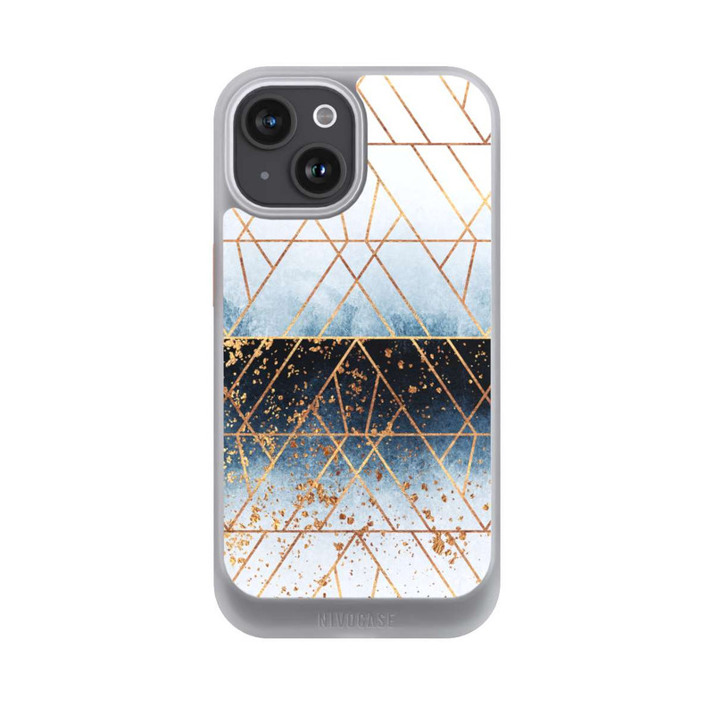 iPhone 15 NIVOcore Winter Blue Geo