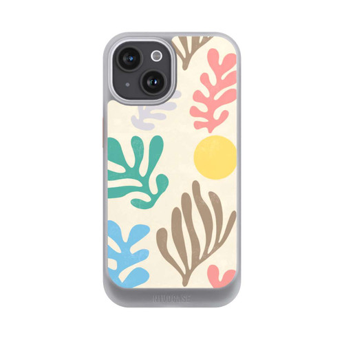 Apple iPhone 15 NIVOcore Blätter im modernen Matisse-Stil