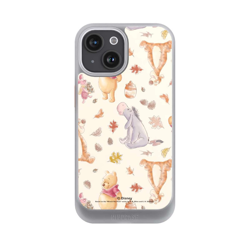 iPhone 15 NIVOcore Winnie Puuh und Freunde Nostalgie-Muster