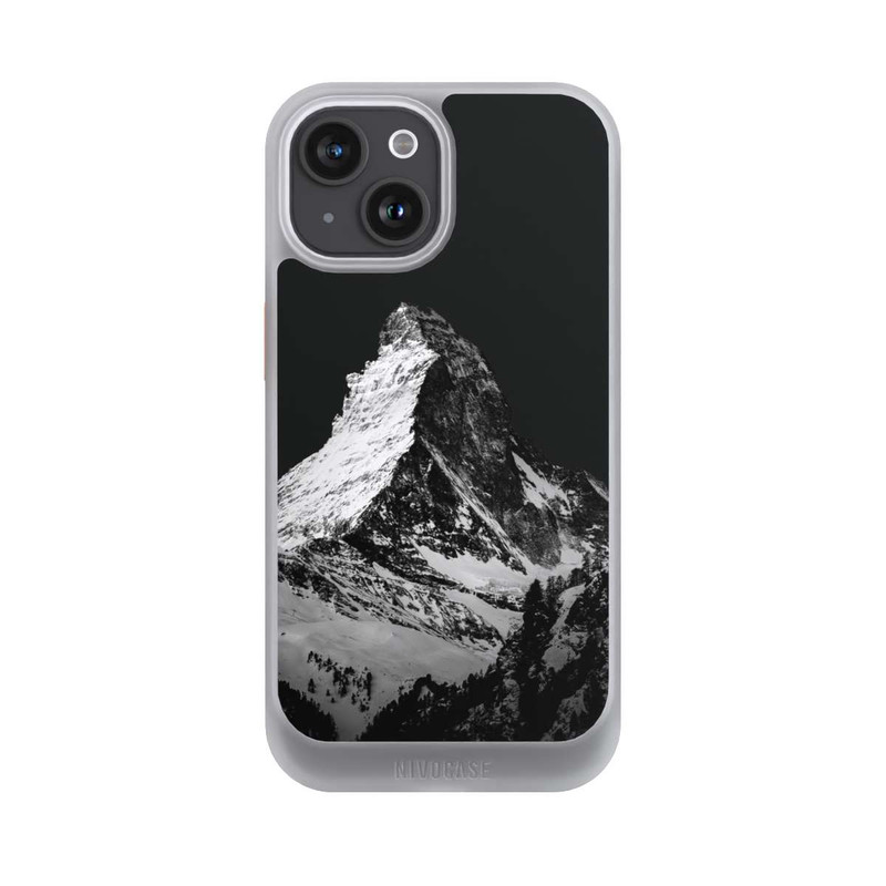 iPhone 15 NIVOcore Schneebedeckte Berge