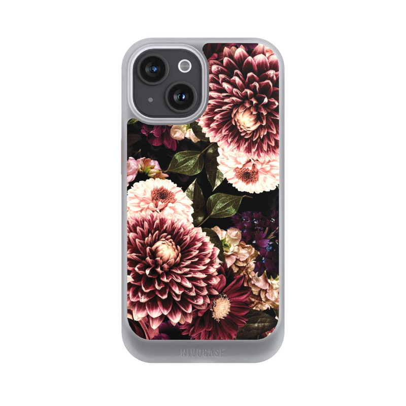 iPhone 15 NIVOcore Beautiful Pink Vintage Flowers