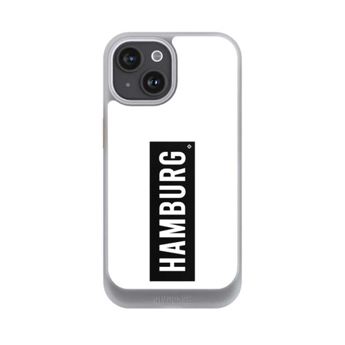 Apple iPhone 15 NIVOcore HSV Hamburg Schwarz Weiss