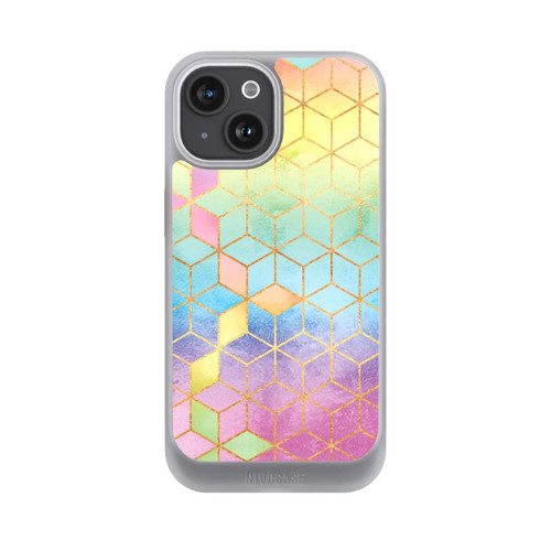 Apple iPhone 15 NIVOcore Regenbogenwürfel