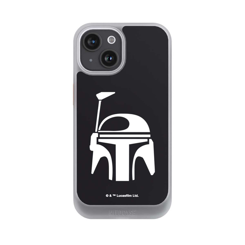 iPhone 15 NIVOcore Boba Fett Helm Schwarz