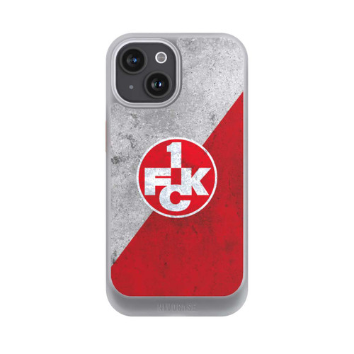 Apple iPhone 15 NIVOcore 1.FC Kaiserslautern-Beton Logo red
