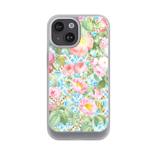 Apple iPhone 15 NIVOcore Griechische Pfingstrosen Muster