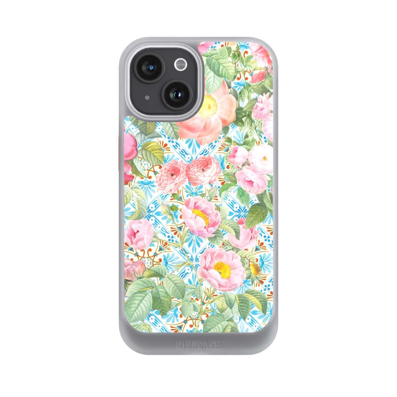 iPhone 15 NIVOcore Griechische Pfingstrosen Muster
