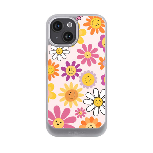 Apple iPhone 15 NIVOcore Smiles Pink Flowers