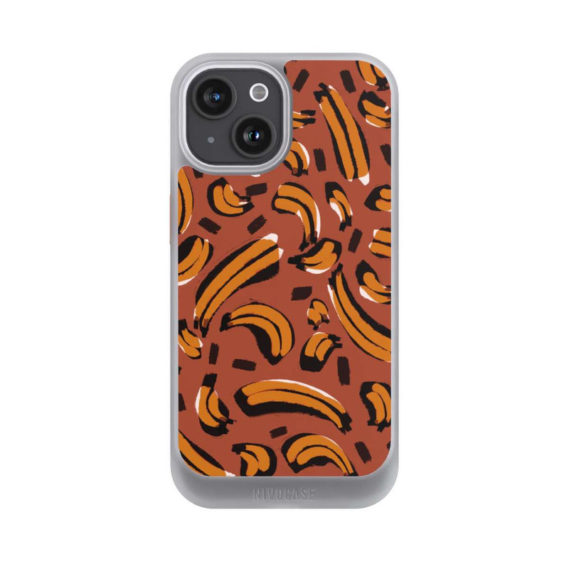 iPhone 15 NIVOcore Abstrakte Bananen Muster