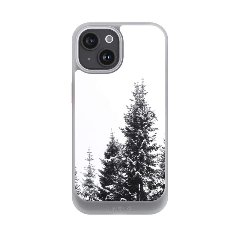 iPhone 15 NIVOcore Schneebedeckte Tannen