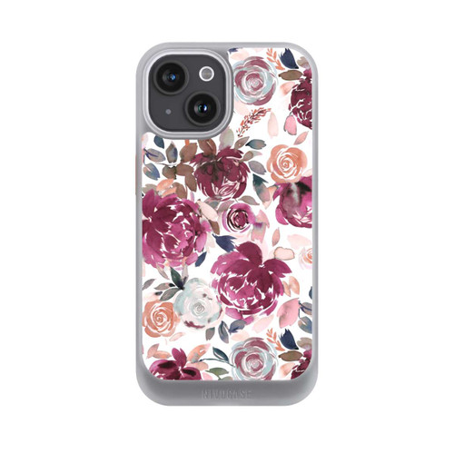 Apple iPhone 15 NIVOcore Autumn Peonies and roses Pink