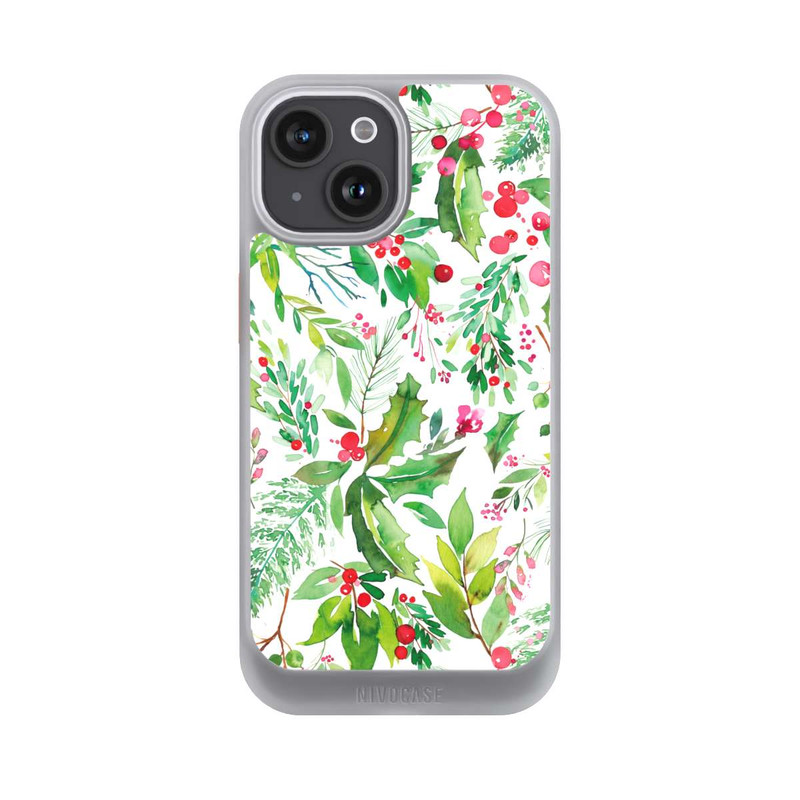 iPhone 15 NIVOcore Weihnachtlicher Palmenzweig Natur