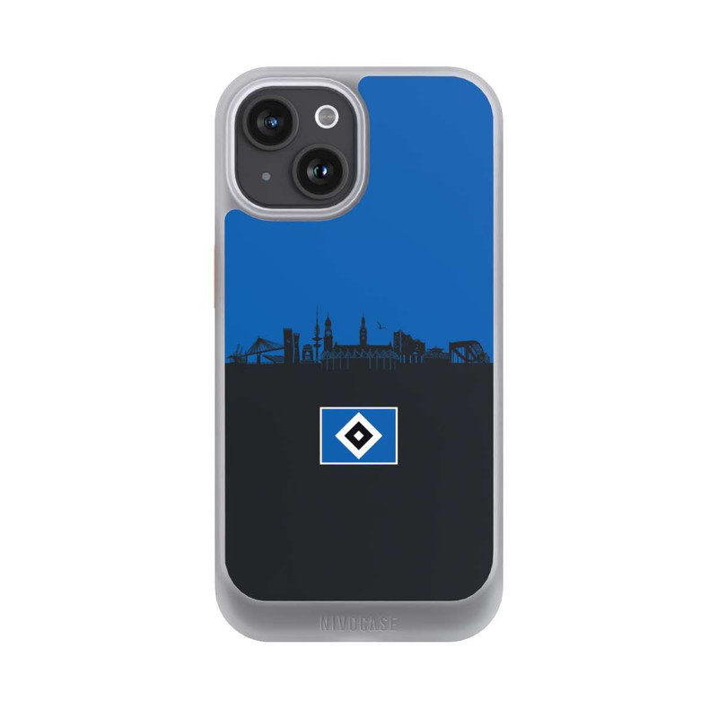 iPhone 15 NIVOcore HSV Skyline Blau Schwarz