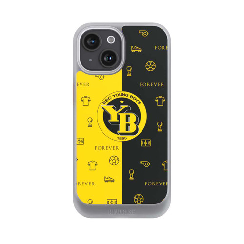 Apple iPhone 15 NIVOcore BSC YB Gelb Schwarz Muster