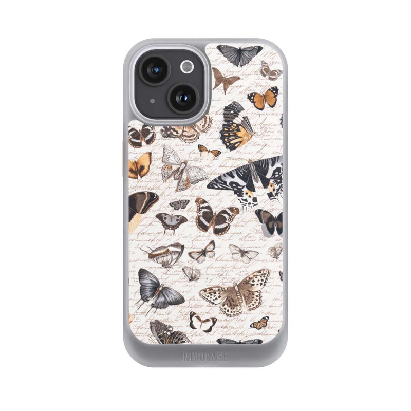 iPhone 15 NIVOcore Schmetterling Muster Boho