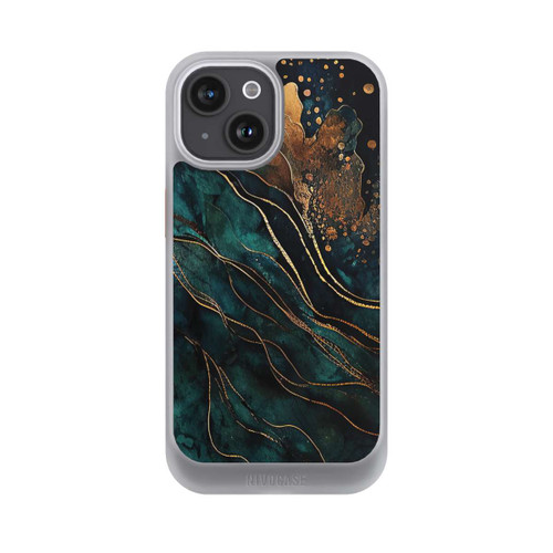 Apple iPhone 15 NIVOcore Gold and Green