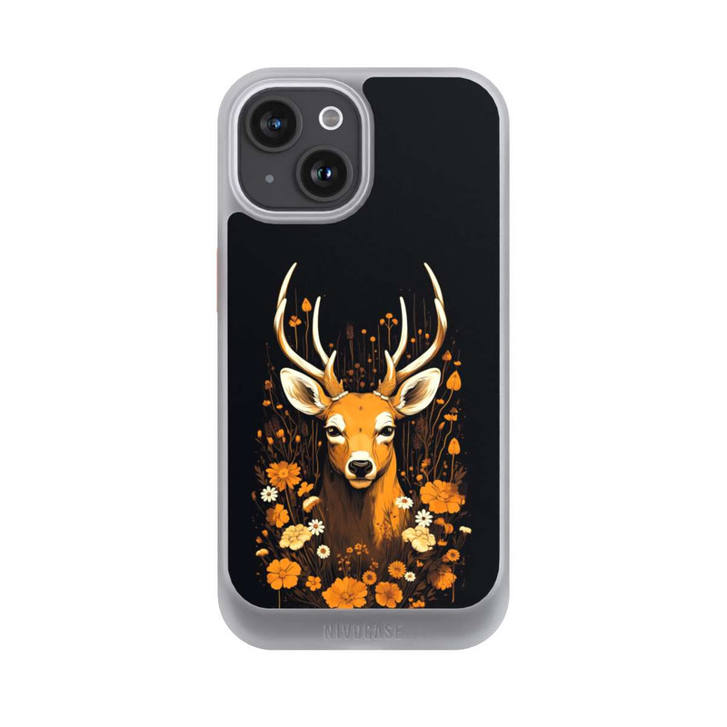 iPhone 15 NIVOcore Deer Flowers Big