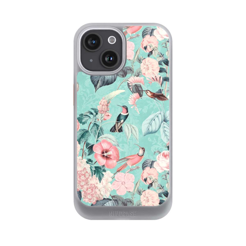 iPhone 15 NIVOcore Kolibri Paradies Pattern