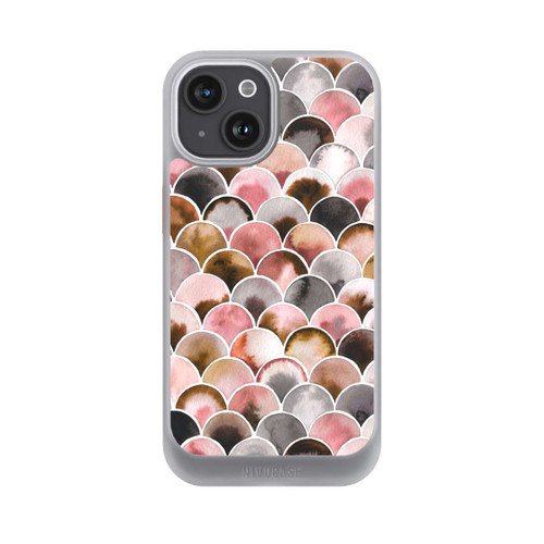 Apple iPhone 15 NIVOcore Japandi Scales Pink Brown
