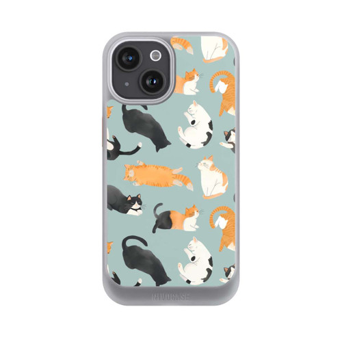 Apple iPhone 15 NIVOcore Cats Pattern