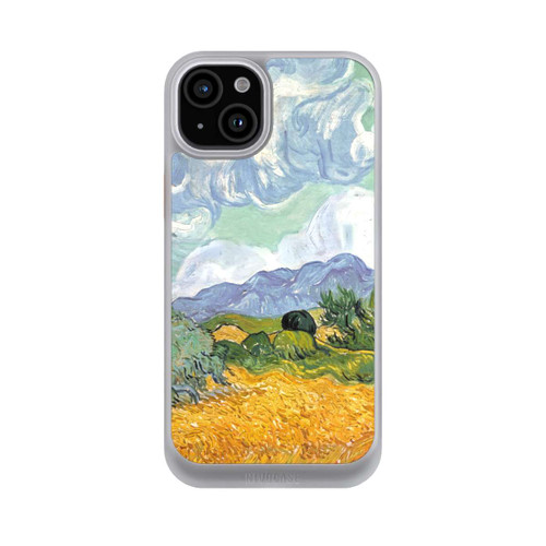 Apple iPhone 15 Plus NIVOcore Weizenfeld mit Zypressen